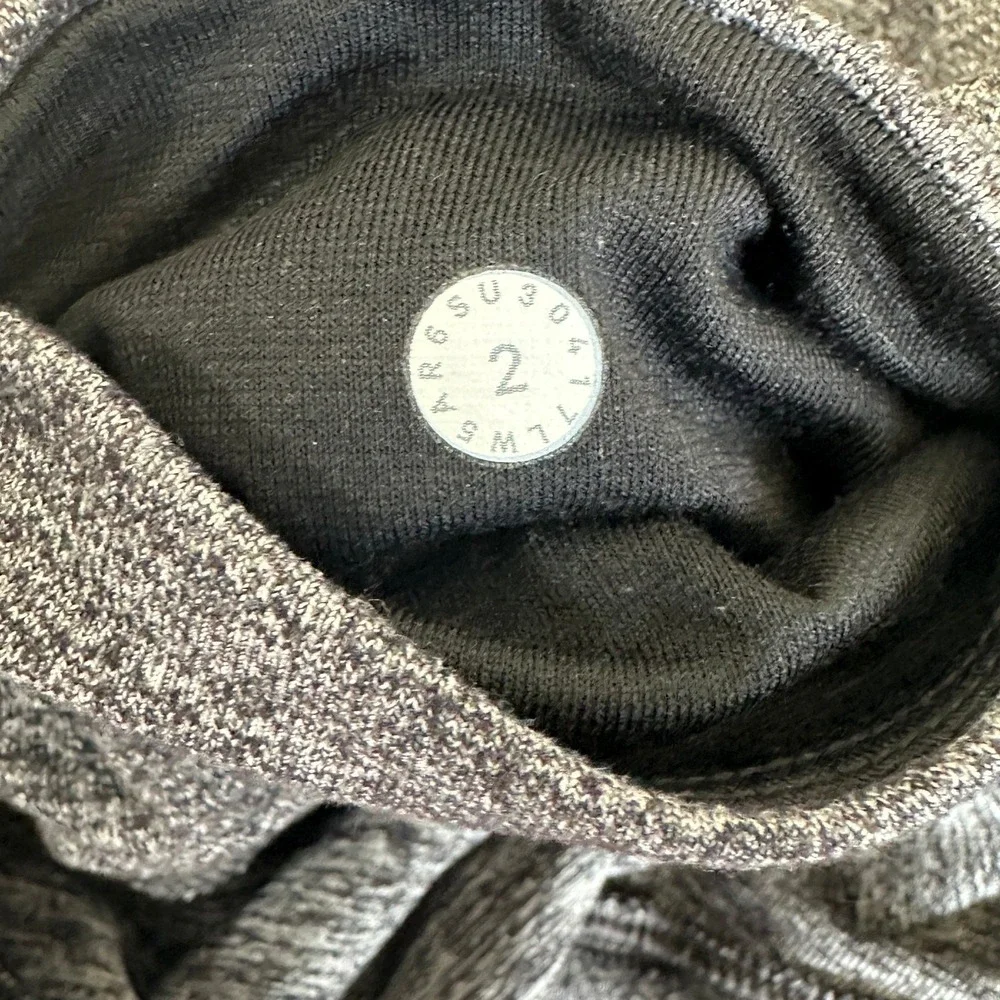 Lululemon Wunder Under Space Dye Heathered Leggings Gray Athleisure Size 2